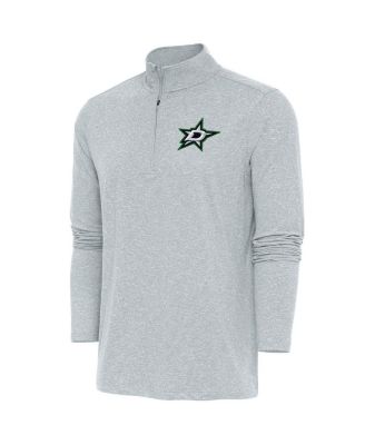 Men's Heather Gray Dallas Stars Hunk Quarter-Zip Pullover