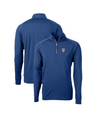 Men's Royal New York Mets Adapt Eco Knit Stretch Quarter-Zip Pullover