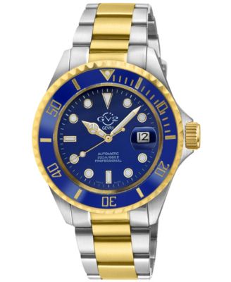  Men's Liguria Swiss Automatic Two toned SS IPYG Bracelet Watch