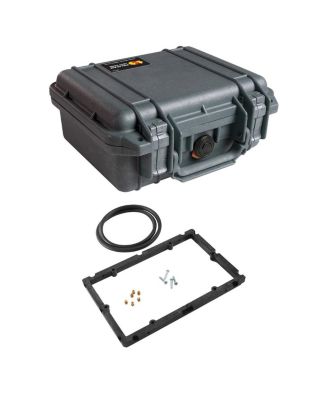 1200 Watertight Mini-S Hard Case, Bundle with  Special Application Panel Frame Kit