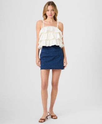 Women's Aimee Ruffle Detail Cotton Top