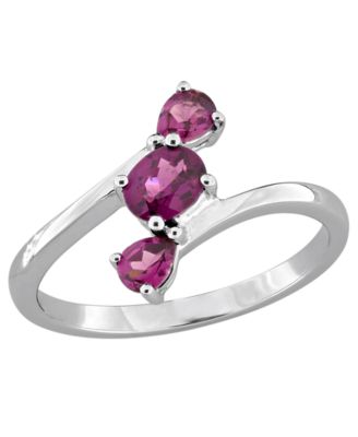 Amethyst (5/8 ct. t.w.) Ring in Sterling Silver (Also Available in Rhodolite)