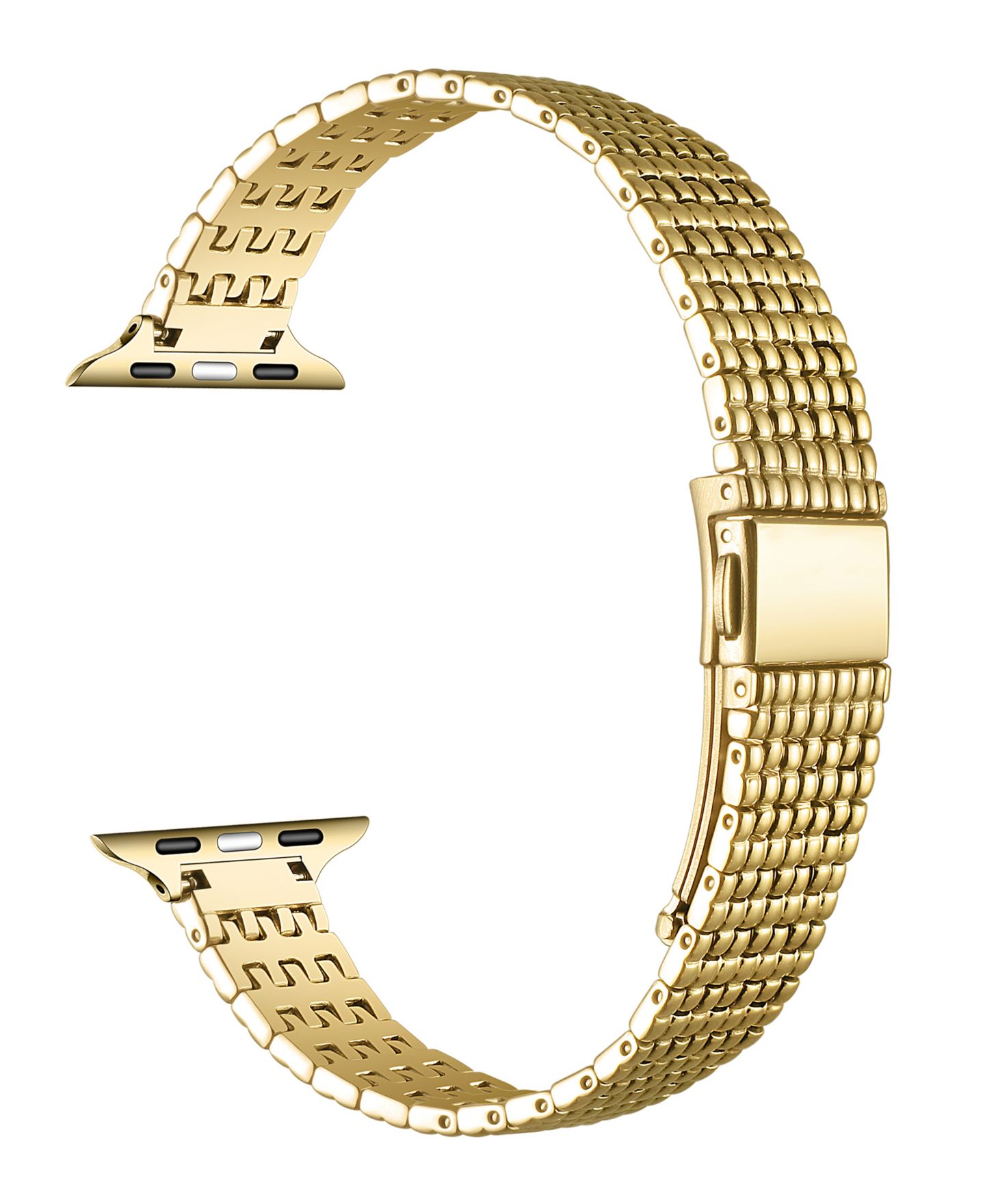 Ремешок для часов Posh Tech Brooklyn Stainless Steel Band for Apple Watch, цвет: Золотой — фото 2