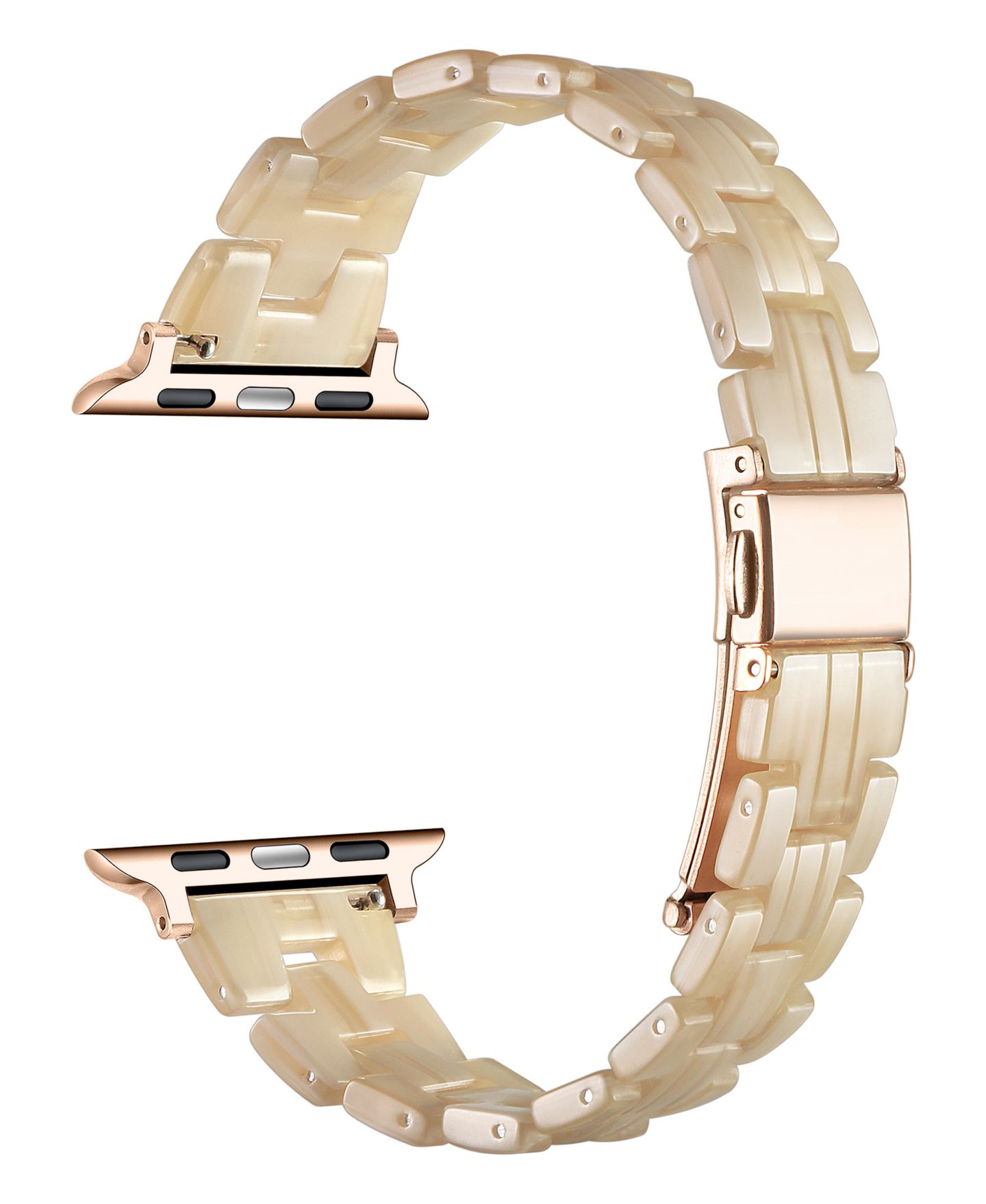Ремешок для часов Posh Tech Autumn Resin Band for Apple Watch, цвет: Бежевый — фото 2
