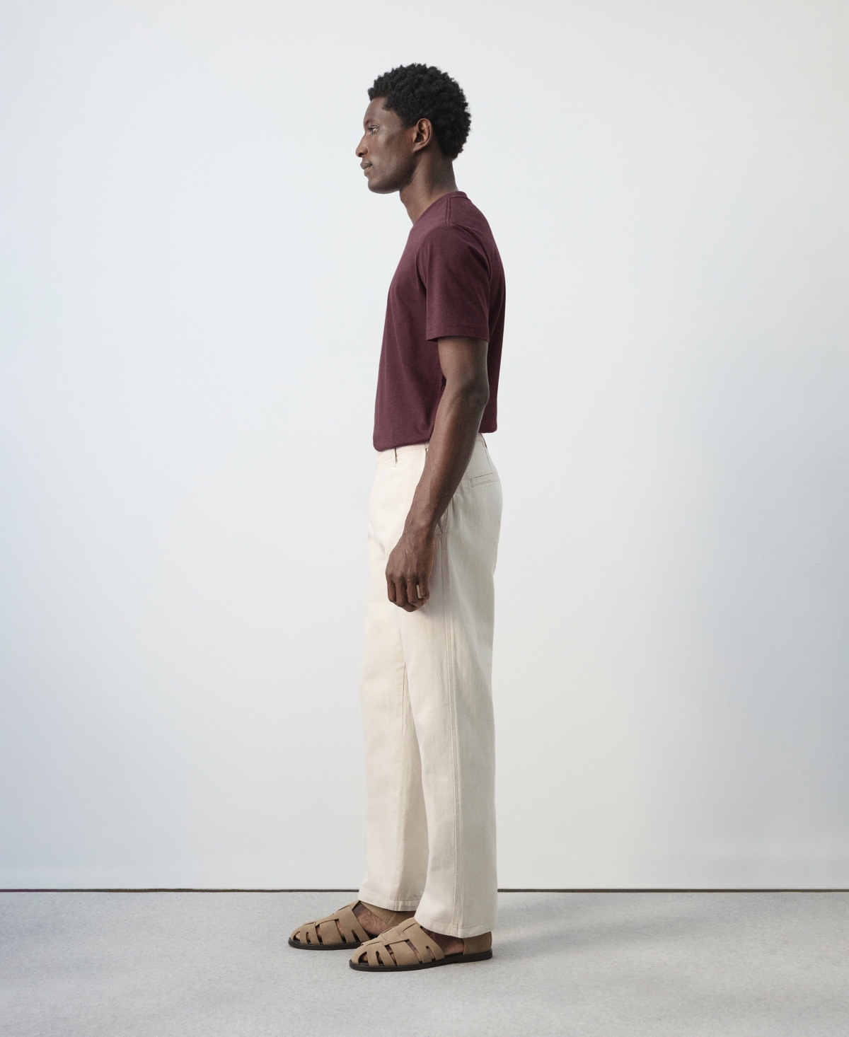 Mango Men's Regular-Fit Cotton-Linen-Blend Pants