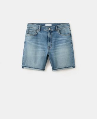 Men's Slim-Fit Denim 9.45" Bermuda Shorts