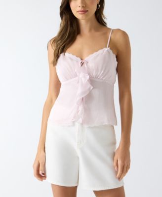 Women's Sleeveless Saisha Babydoll Top