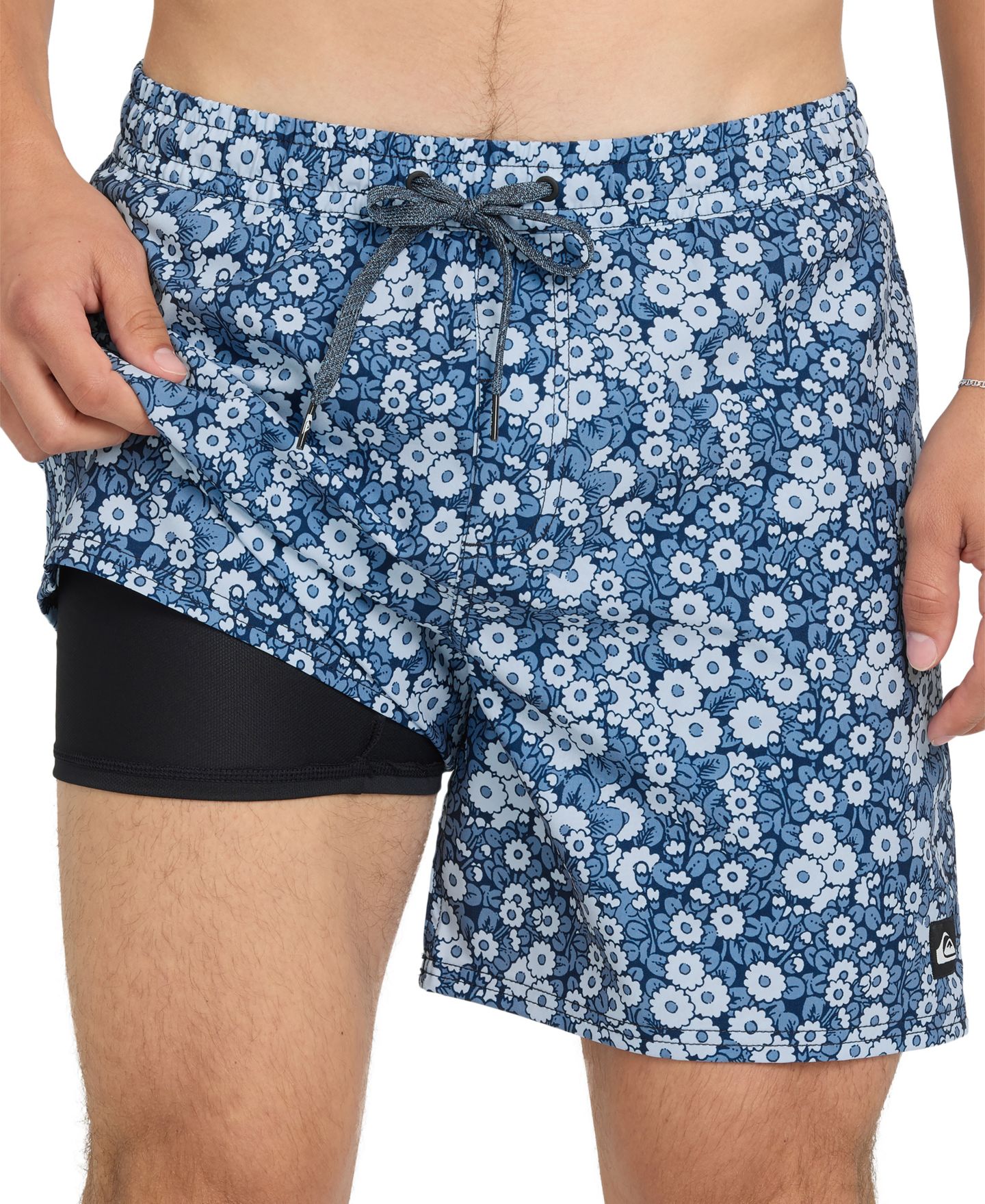 Плавки Inseam для мужчин — Quiksilver, цвет: Синий, вариант 1 — фото 3