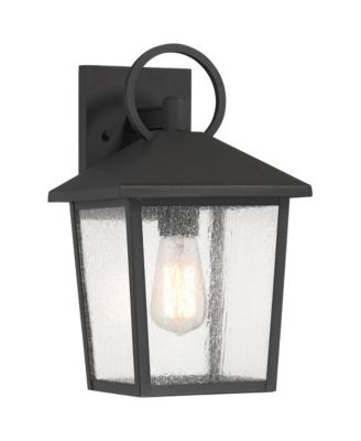Westmont 13 High Modern Outdoor Wall Light Fixture Mount Porch House Weatherproof Sand Glass Shade