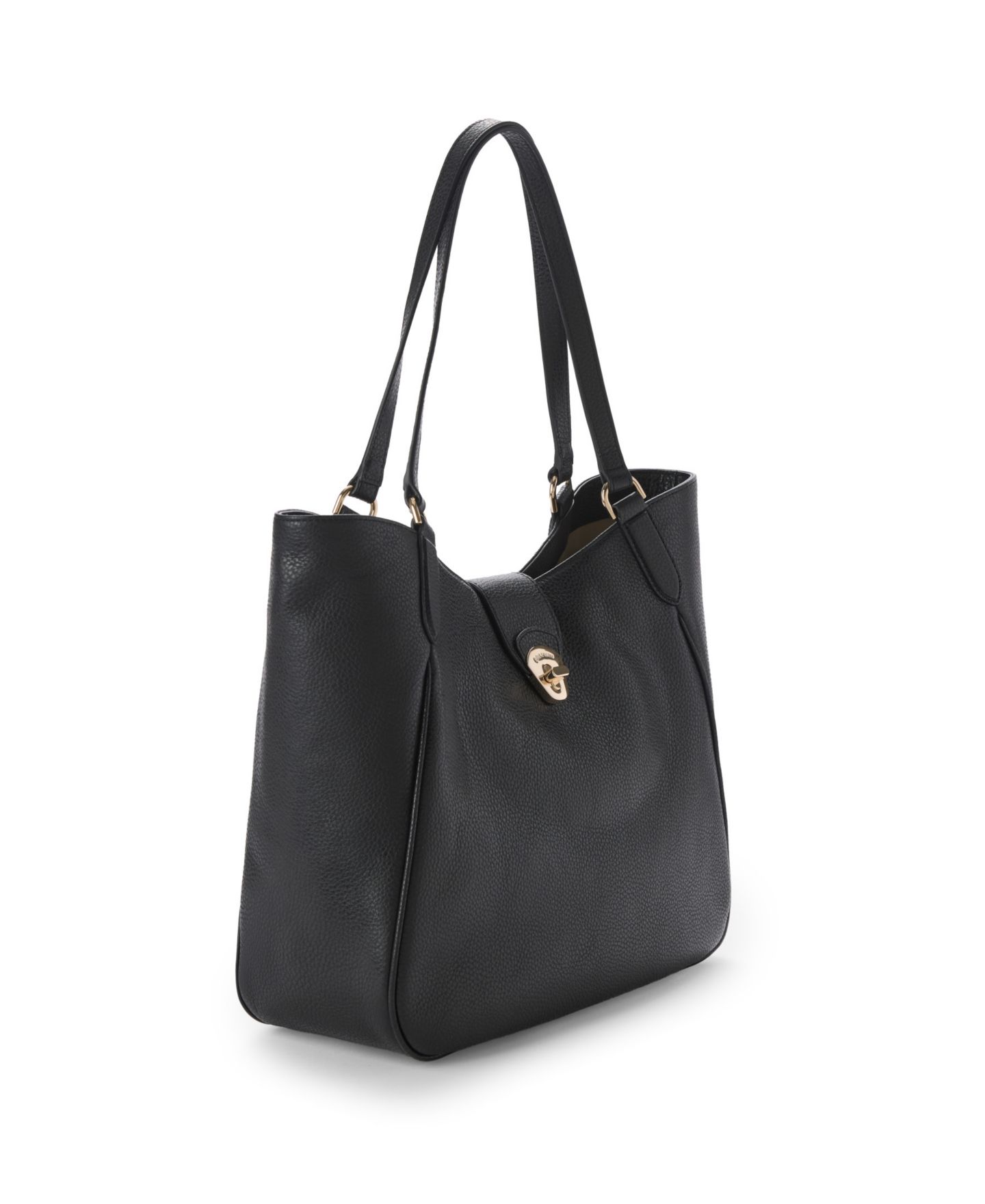 Женская сумка Brahmin Aliza Basel Large Leather Tote Handbag, цвет: Чёрный — фото 3