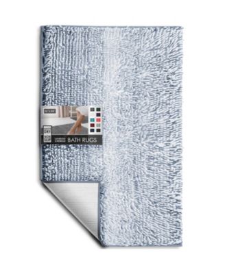 Ultra Soft Non-Slip Chenille Bath Rug - Quick Dry, Machine Washable - Large 26"x44"