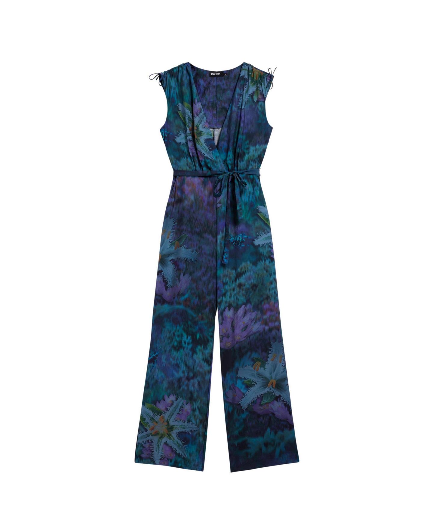 Женский комбинезон Desigual Night Garden Jumpsuit, цвет: Тёмный синий — фото 6