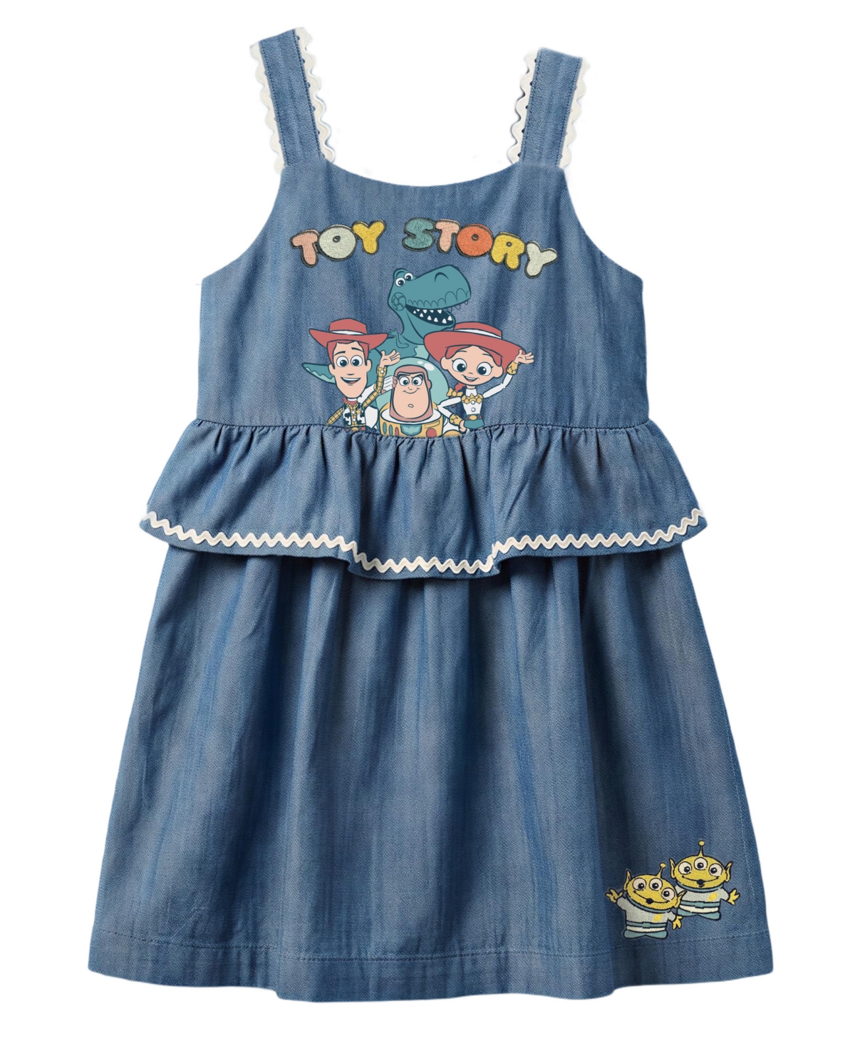 Disney Baby Girls' Toy Story Chambray Dress