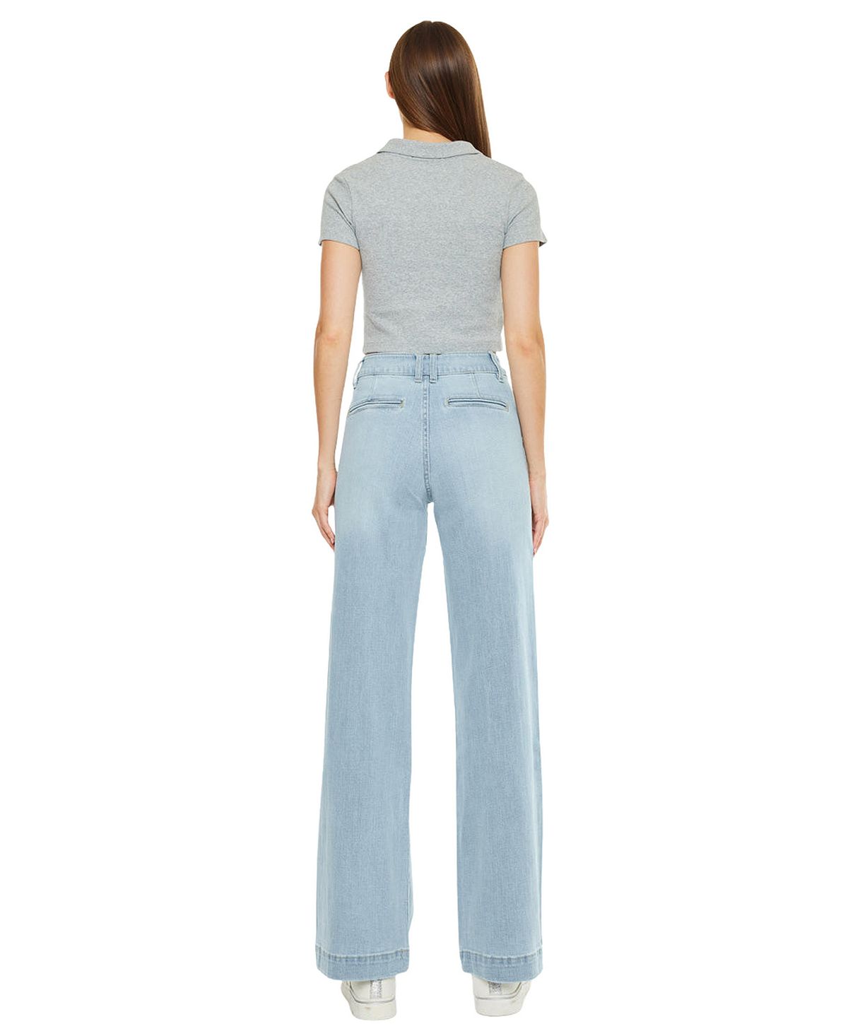 Kancan Women's Celine Ultra High-Rise Wide Jeans view 8 — MAYCSS fashion products