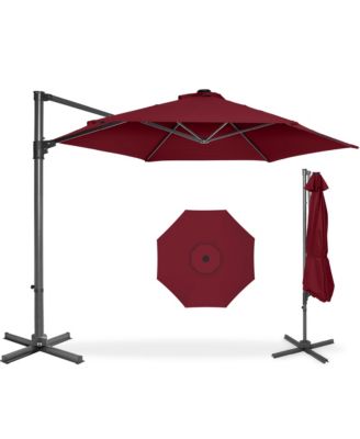 10feet 360degree(s) Rotating Cantilever Offset Hanging Patio Umbrella