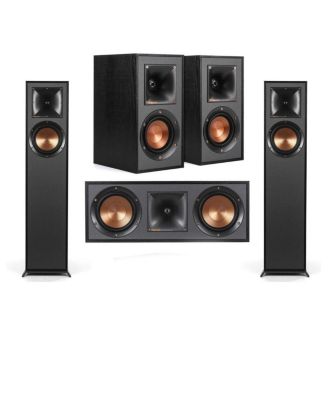 Reference R-610F 5.0 Home Theater Pack, 2x R-610F Floorstanding Speakers + Pair, R-41M Bookshelf Home Speakers, R-52C Center Channel