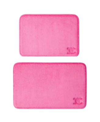 Gothic Initials Quilted Memory Foam 2-Piece Bath Mat