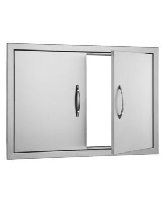 BBQ Access Door 30W x 21H in Double Outdoor Kitchen Stainless Steel