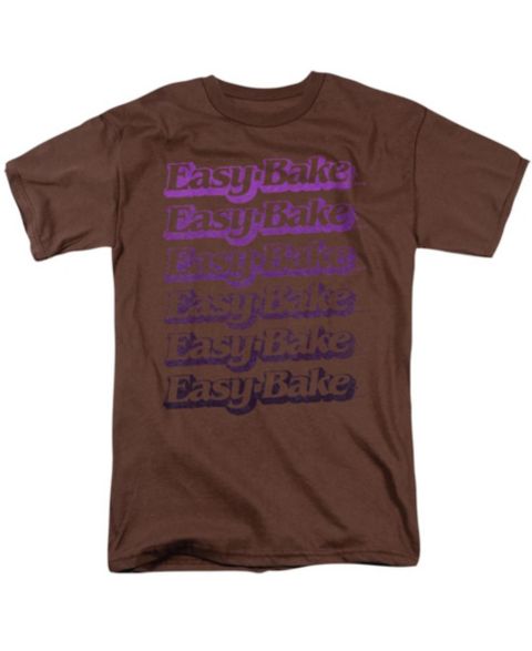 Мужская футболка Logovision Easy Bake Oven Faded, цвет: Кофейный