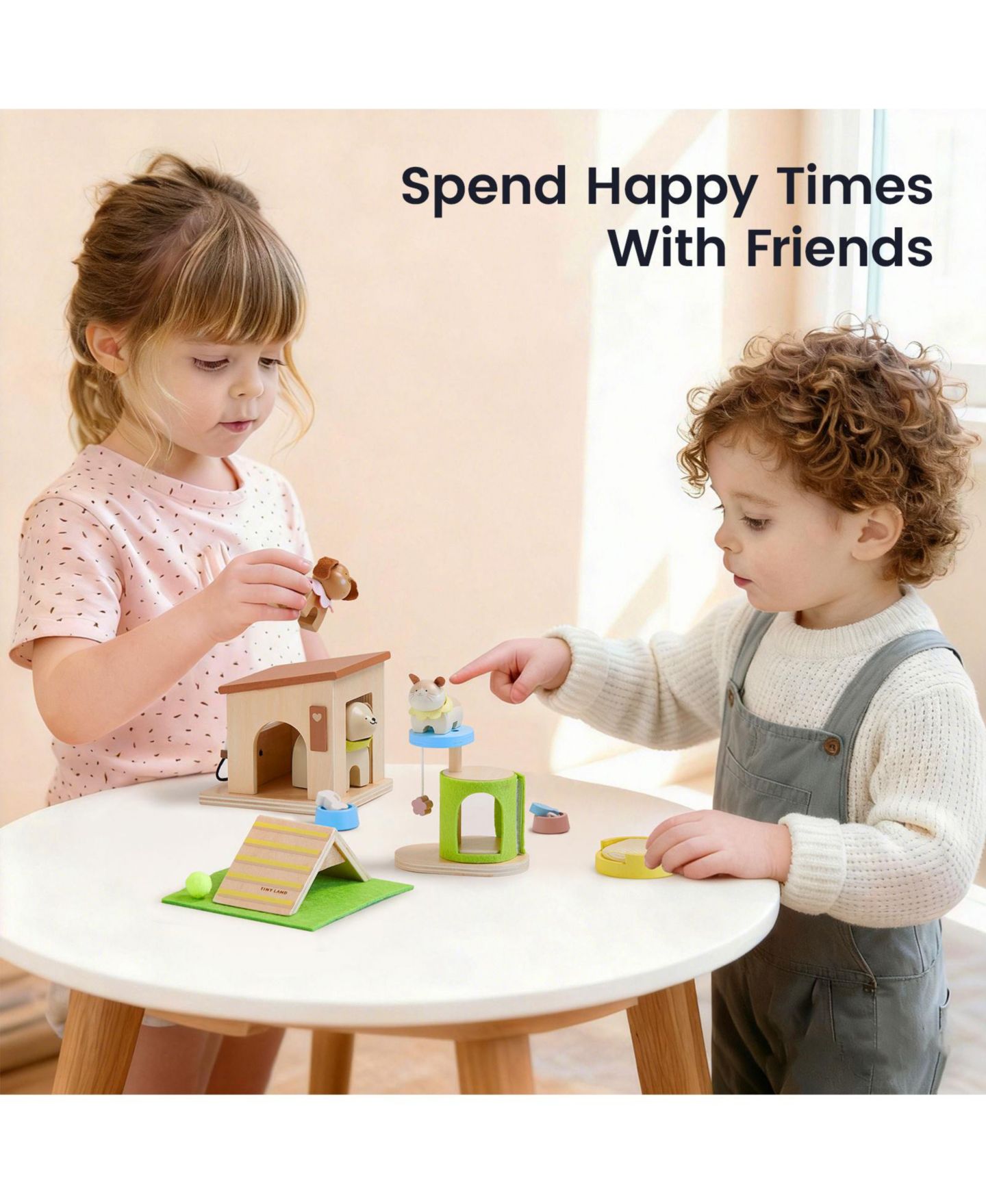 Набор деревянной мебели для ухода за питомцами Tiny Land Happy Urban Paws, от 3 лет — фото 7