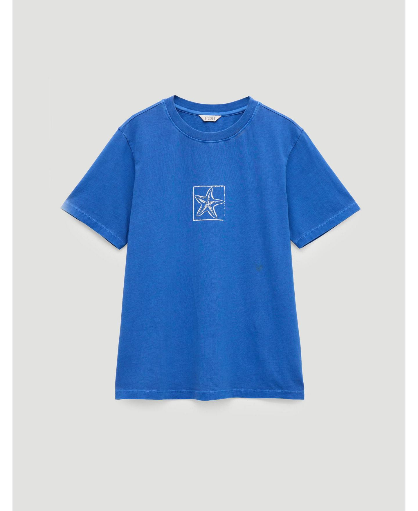 Женская футболка Hush Sealife Graphic Crew Neck, цвет: Яркий синий — фото 6