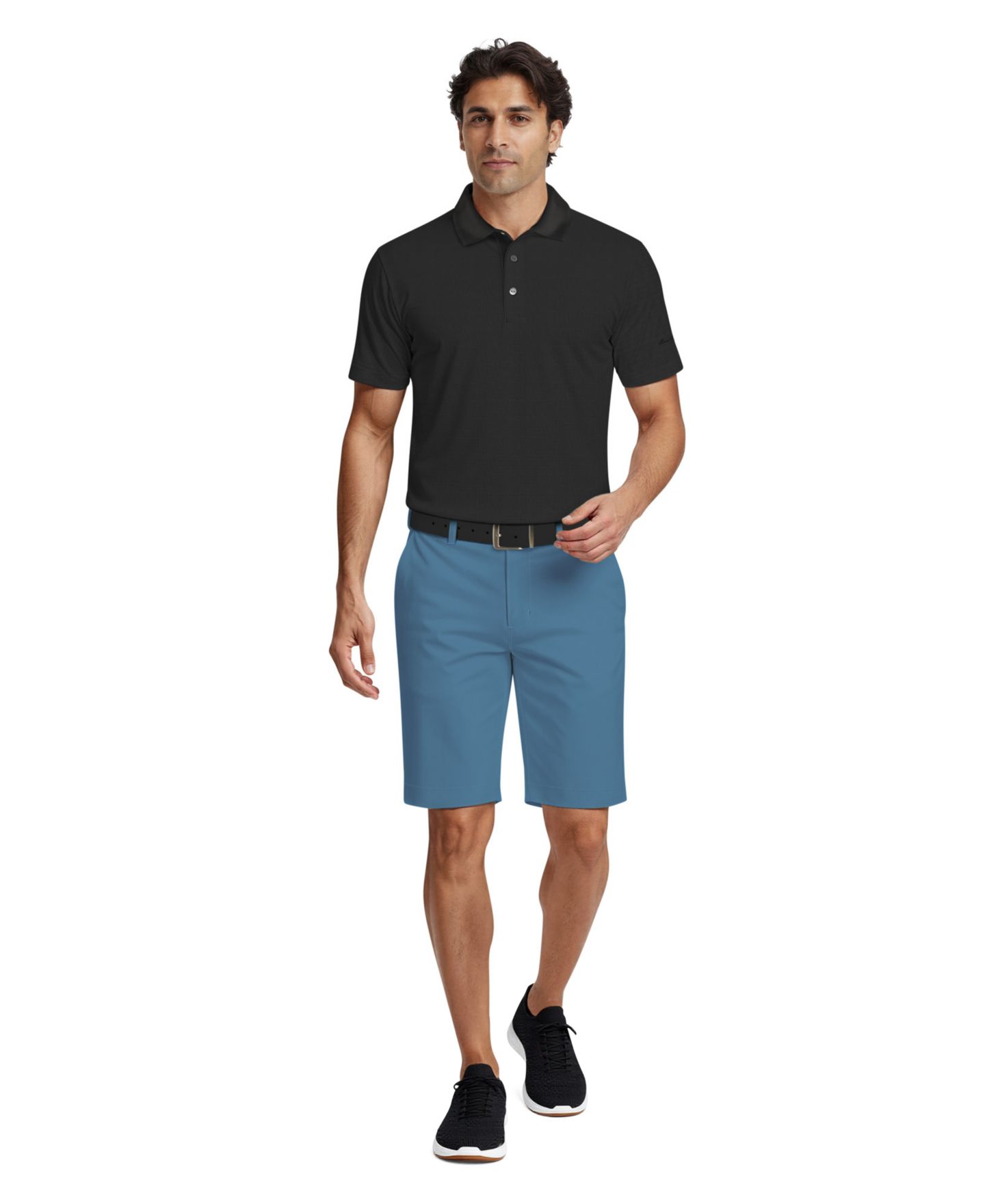 Мужские шорты PGA TOUR Solid Golf Shorts, цвет: Синий — фото 2