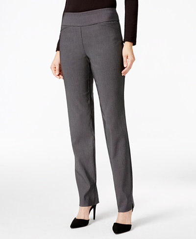 Charter Club Cambridge Patterned Slim-Leg Pants, Created for Macy's ...