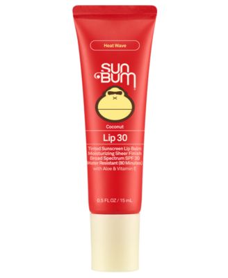 Sun Bum Original Spf 30 Tinted Sunscreen Lip Balm, 0.5 oz. - Heat Wave