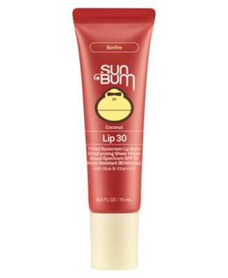 Sun Bum Original Spf 30 Tinted Sunscreen Lip Balm 05 oz - Bonfire 10$
