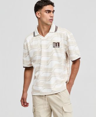 Men's Relaxed-Fit Varsity Polo Shirt