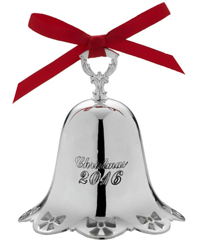 Towle 2016 Silver-Plated Pierced Bell 37th Edition Ornament