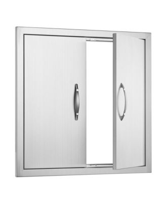 BBQ Access Door 24W x 24H in Double Outdoor Kitchen Stainless Steel