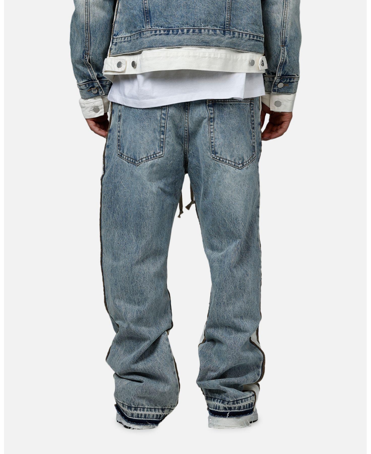 mnml Men's Ultra Baggy Border GN8 Denim Jeans