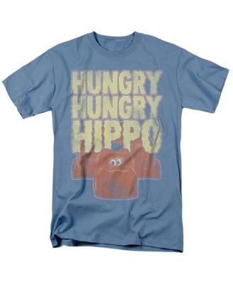 Big & Tall Hungry Hungry Hippos Wavy Logo with Red Hippo T Shirt