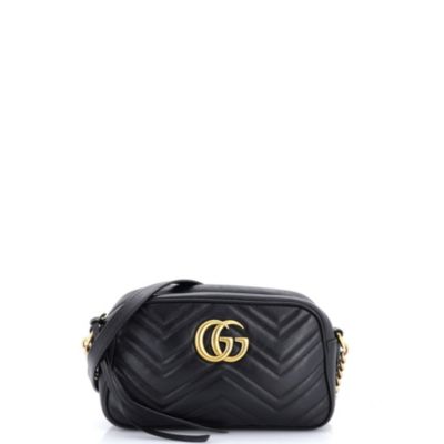 Small GG Marmont Shoulder Bag Matelasse Leather