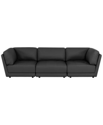 Versa 3-Piece Leather Sofa