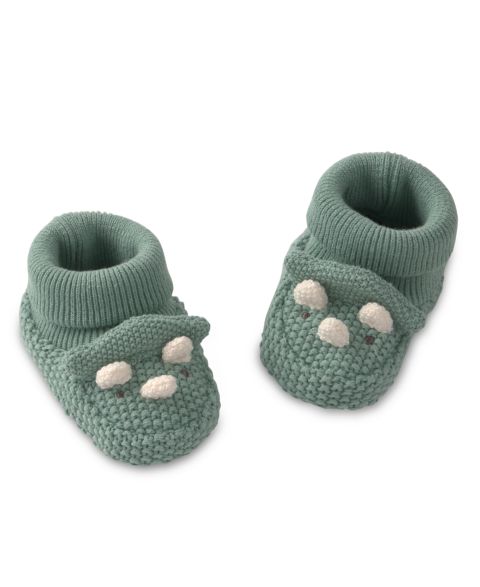 Ботинки Carter's Dinosaur Booties для мальчиков-малышей, цвет: Зелёный