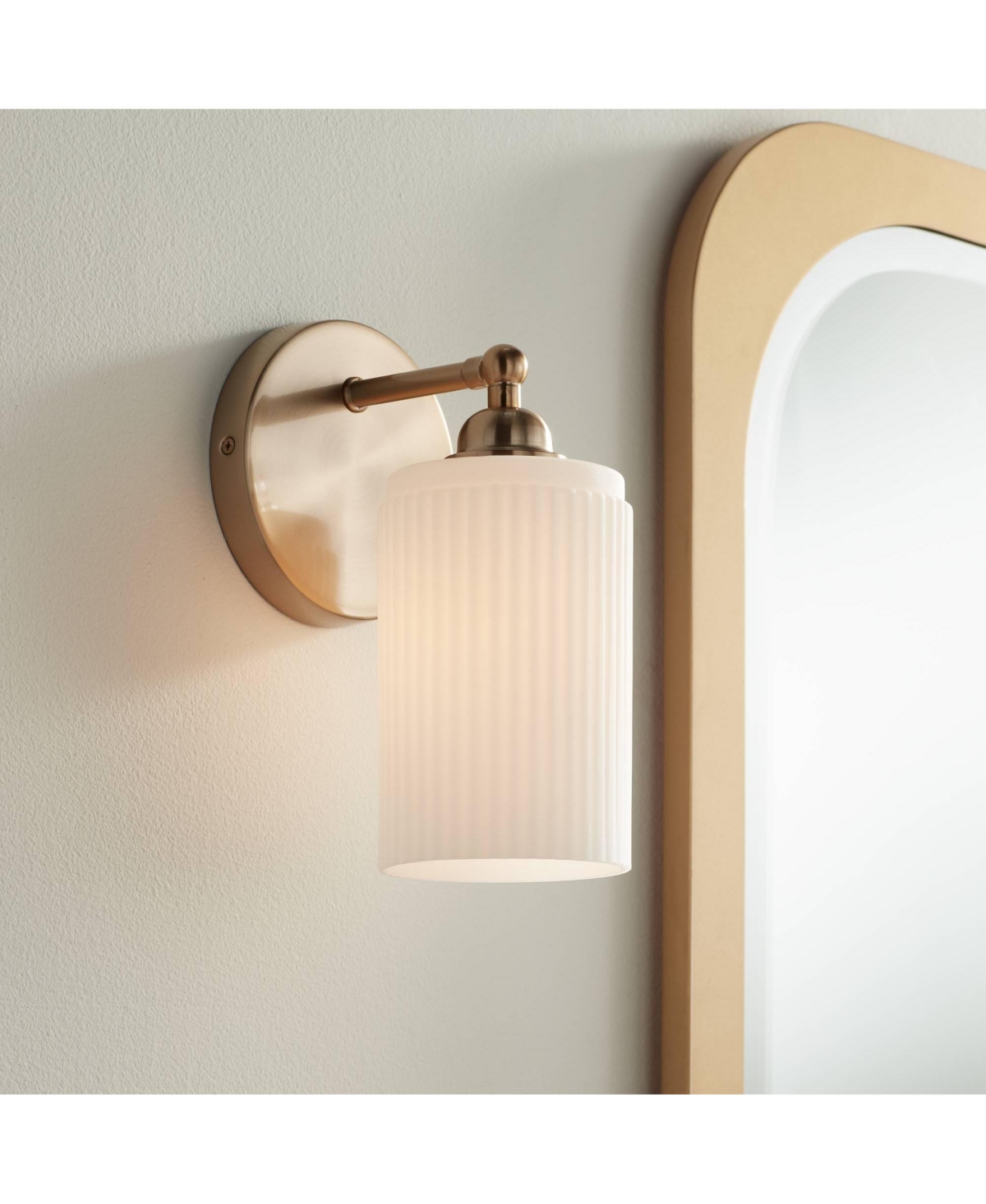 360 Lighting David 9 1/2" High Modern Wall Sconce Light Lamp Fixture Mount Bathroom Bedroom Hardwired Glass Shade