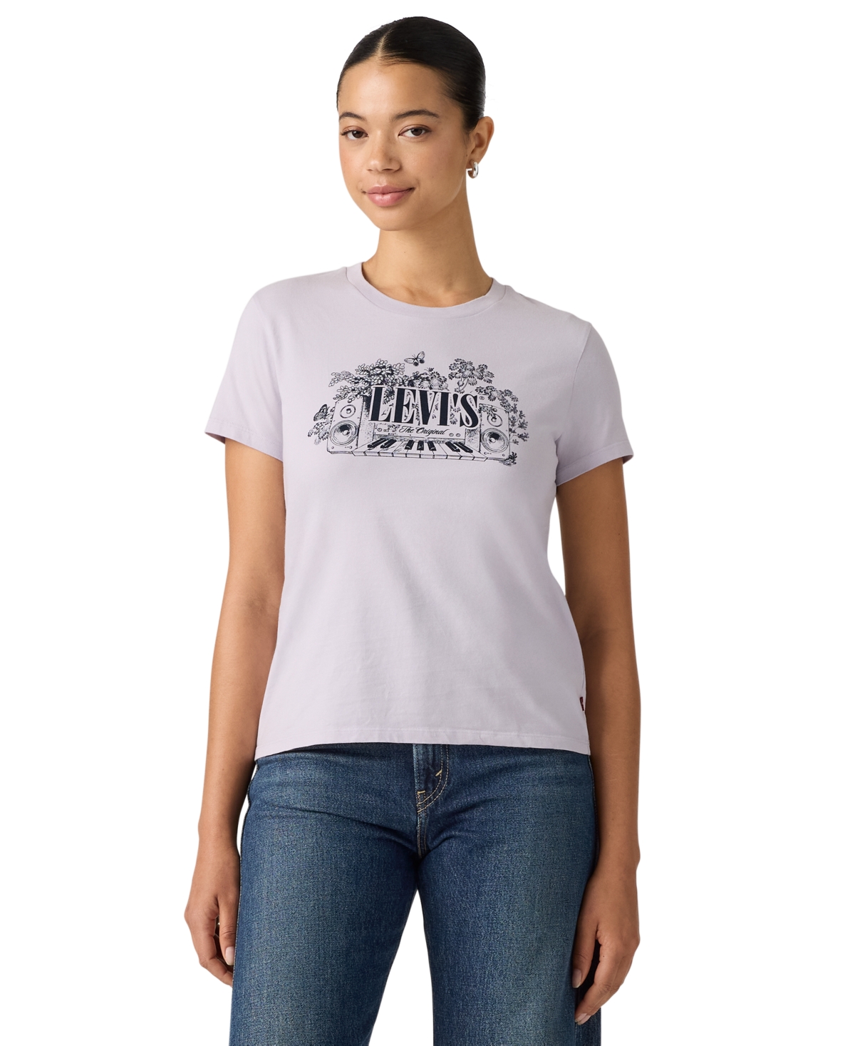 Levi's Women's Perfect Graphic Logo Cotton T-shirt
