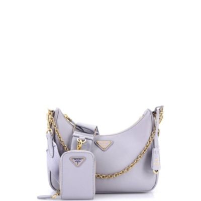 Small Re-Edition 2005 Shoulder Bag Saffiano Leather