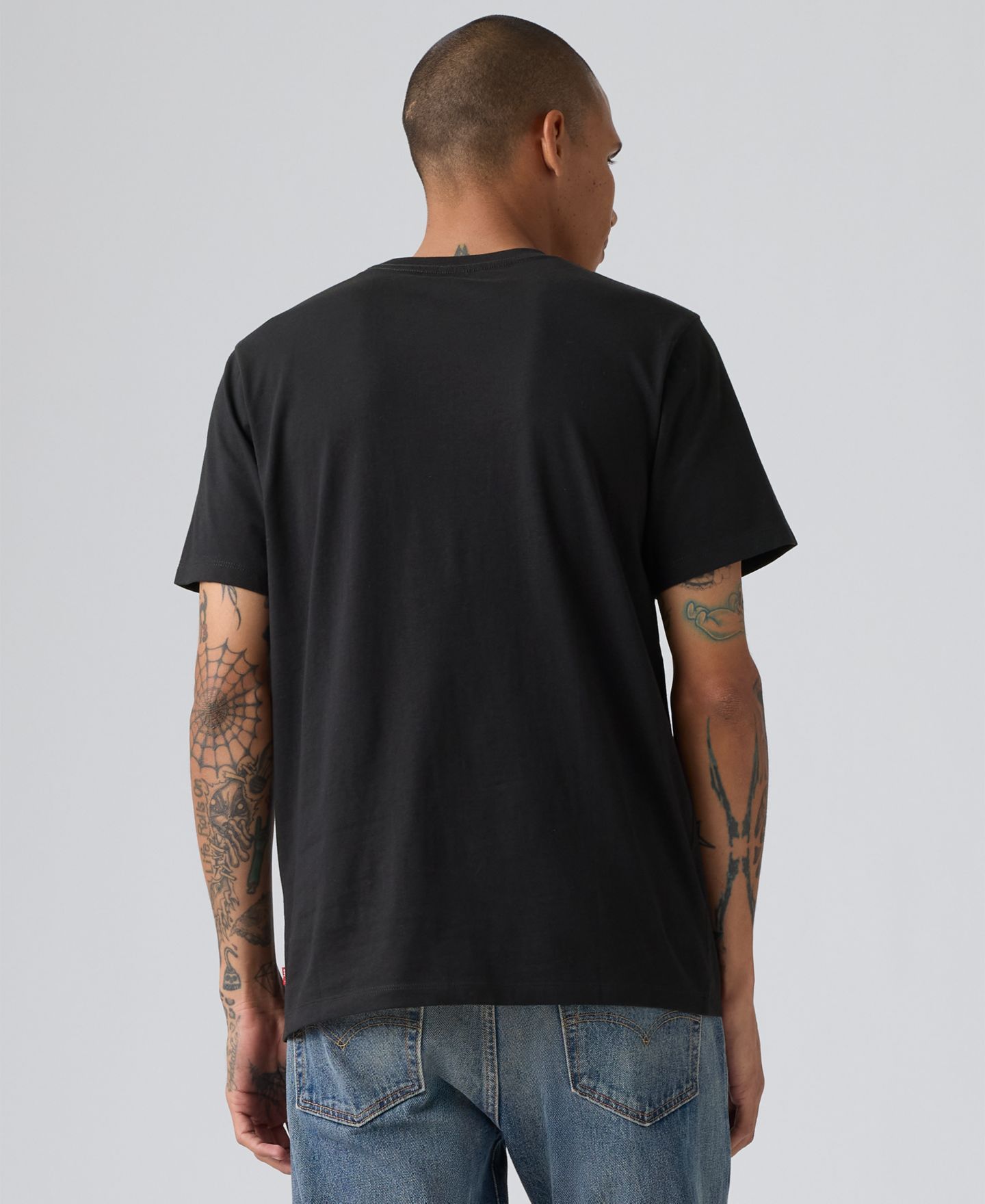 Мужская футболка Levi's Graphic Logo Batwing Short-Sleeve, цвет: Чёрный — фото 4