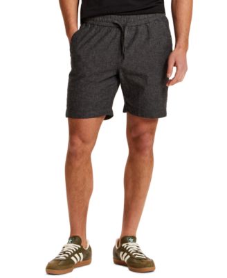 Men's Chambray Drawstring Stripe Shorts