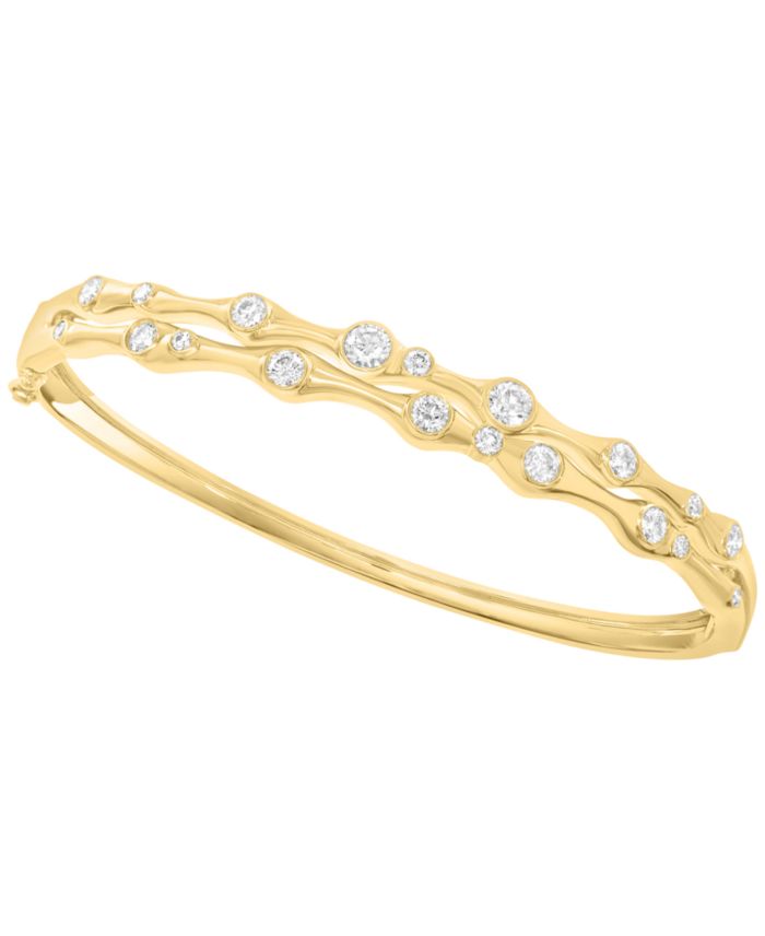 EFFY Collection Diamond Bangle Bracelet (1-1/3 ct. t.w.) in 14k Yellow