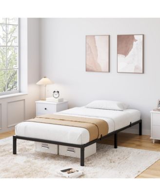 10Inch Heavy Duty Metal Bed Frame - Platform Bed with Ample Under-Bed Storage, No Box Spring Needed, No Noise, Easy Assembly