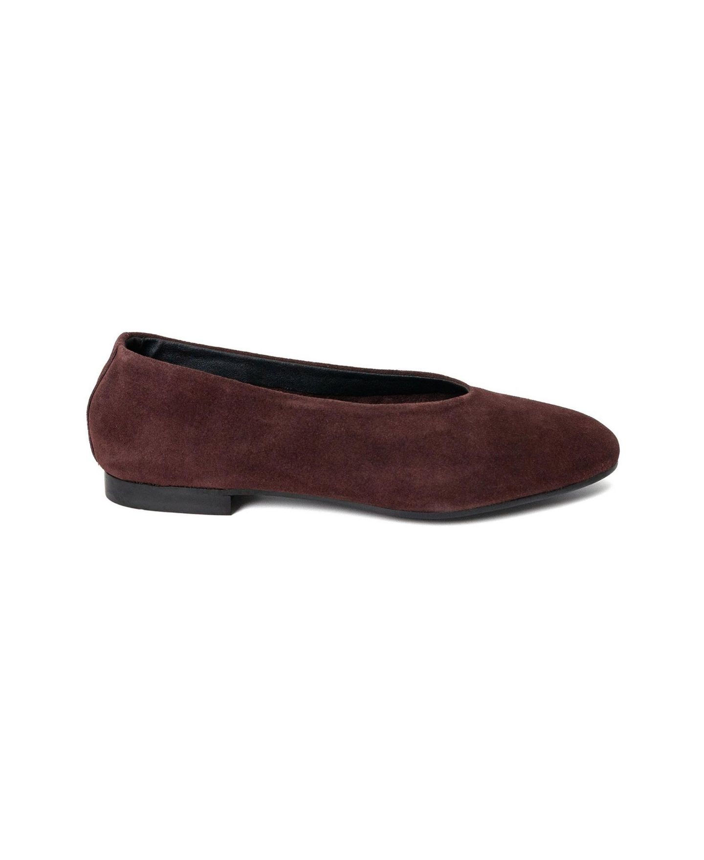 Женские балетки Menina Step Lucrecia Suede Ballet Flat, цвет: Бордовый — фото 2