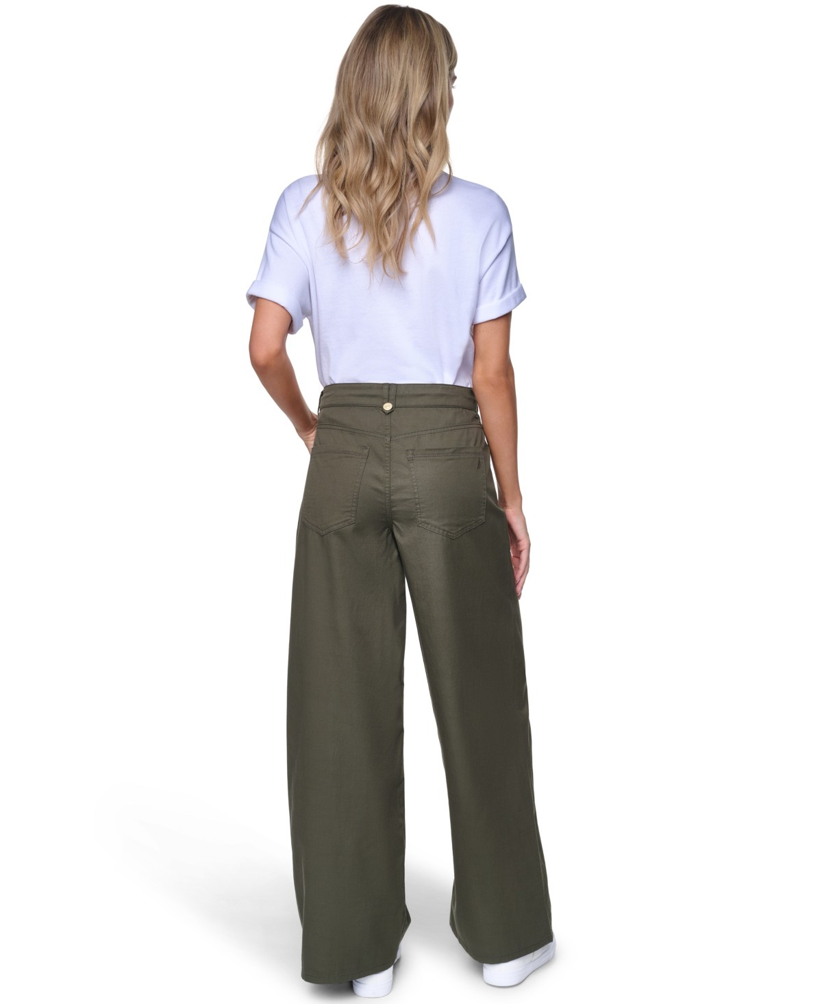 Женские Nautica Women's Cotton-Blend Drawstring Relaxed-Fit Pants — фото 6