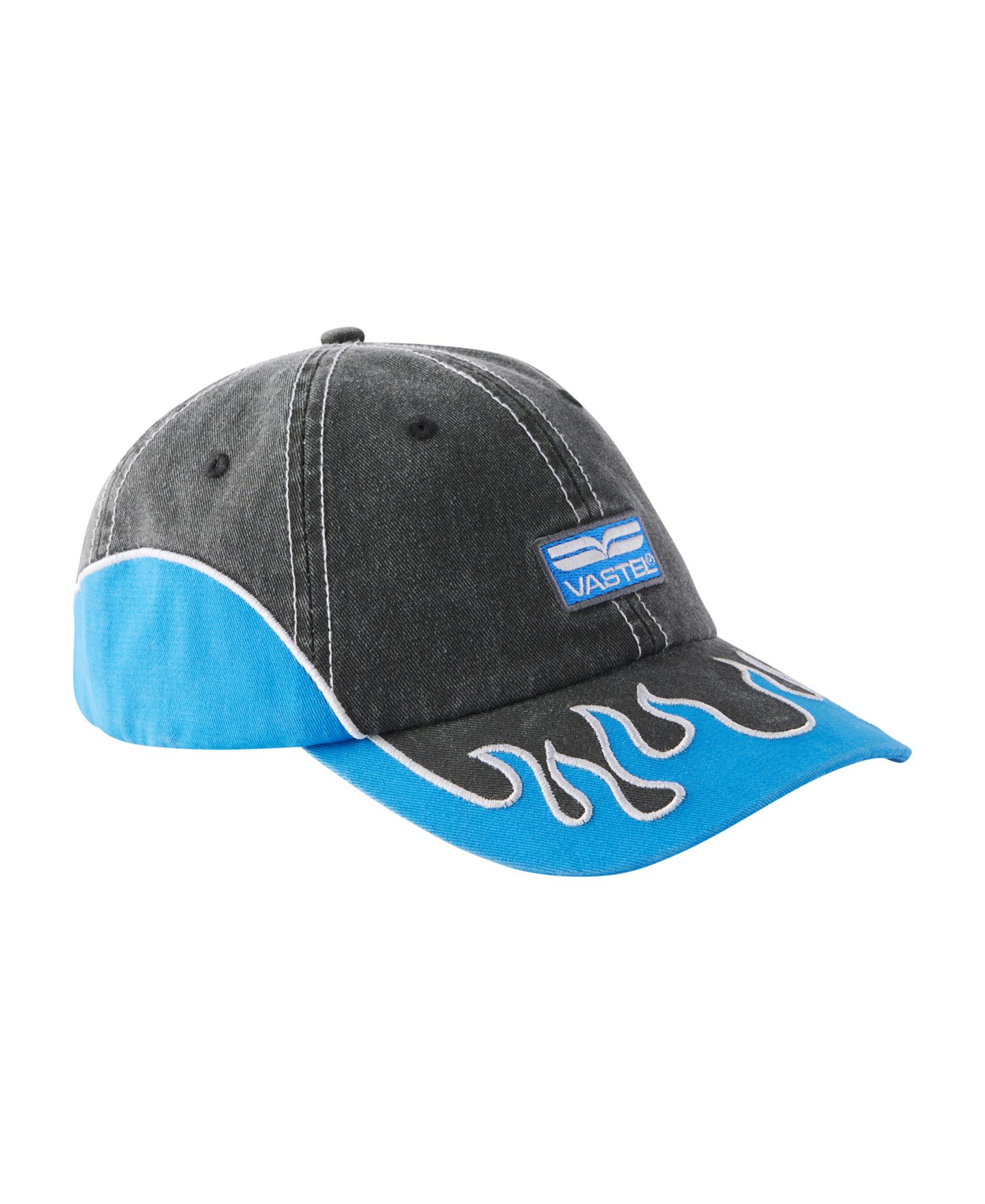 Мужская кепка COTTON ON Snapback Hat, цвет: Чёрный / Синий — фото 2