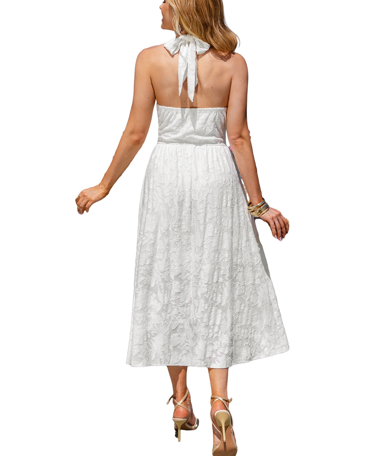 Cupshe Women's Belle of the Ball Midi Beach Dress