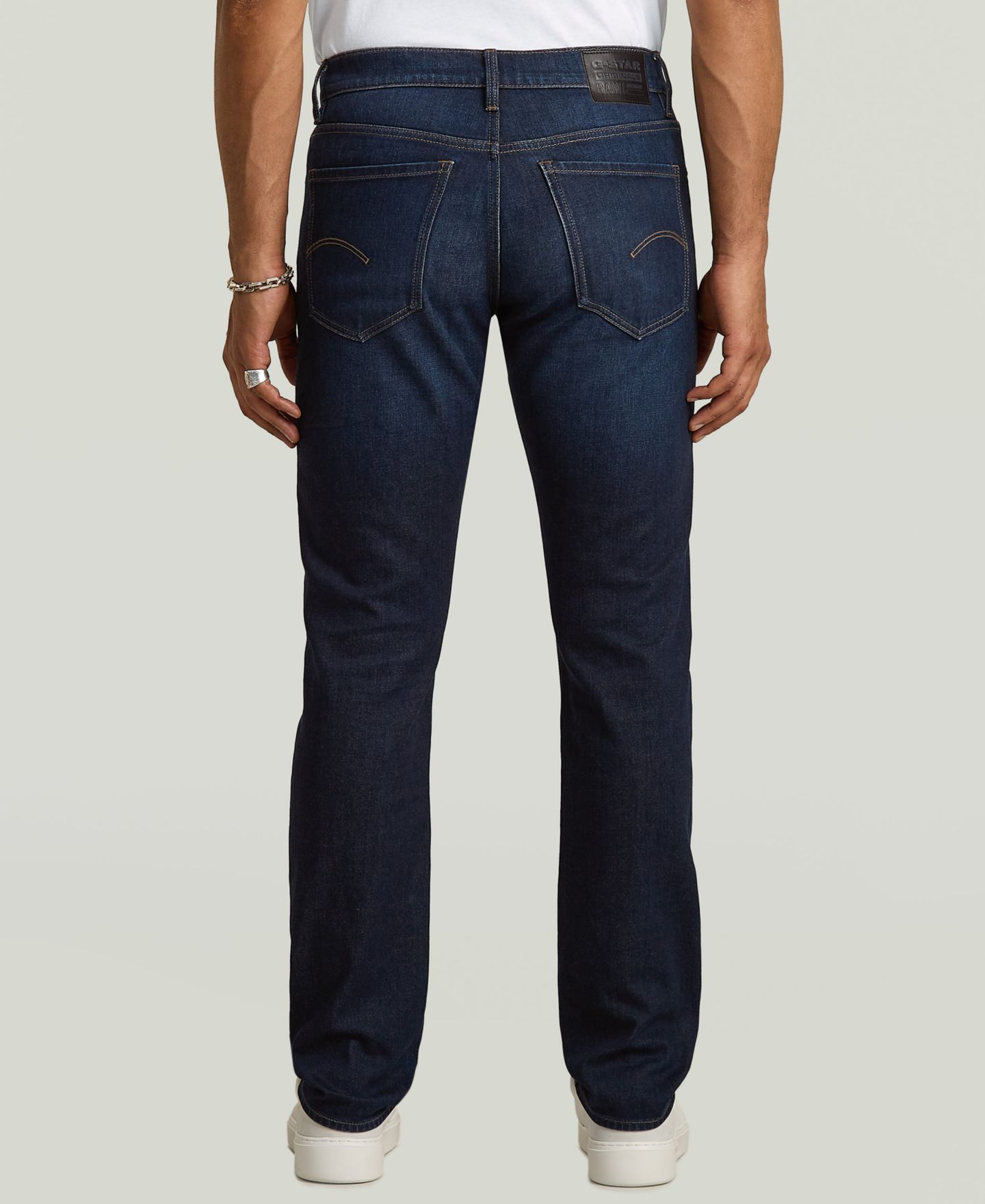 Мужские джинсы G-Star Raw Mosa Sitting Mid-Waist Straight-Leg, цвет: Worn In Hourglass — фото 5