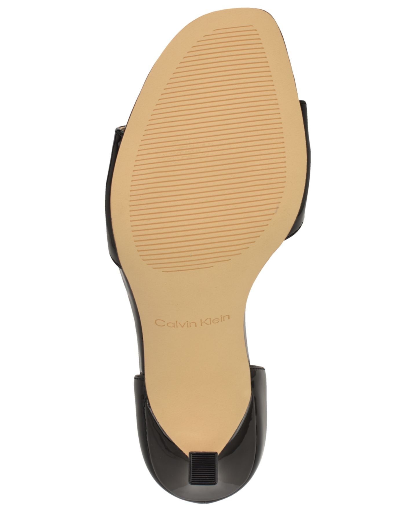 Женские сандалии Calvin Klein Aileen D'Orsay Stiletto, цвет: Чёрный лаковый — фото 5
